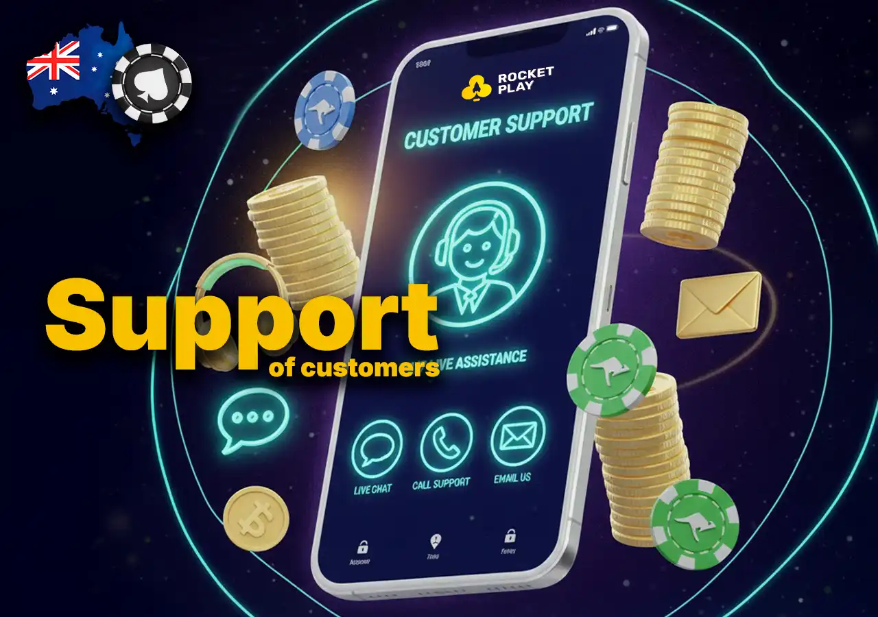 Customer Support at RocketPlay Australia – 24/7 Help